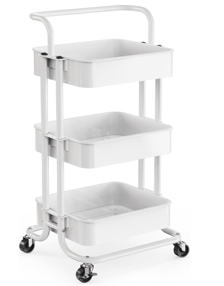 Rolling tiered cart